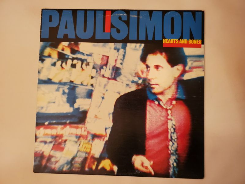 Paul Simon Hearts and Bones vinyl record